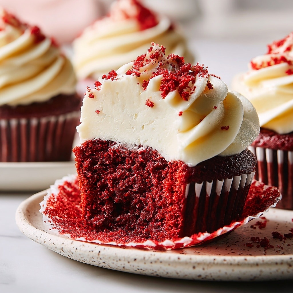 Red Velvet Cupcakes with Cream Cheese Frosting Recipe
