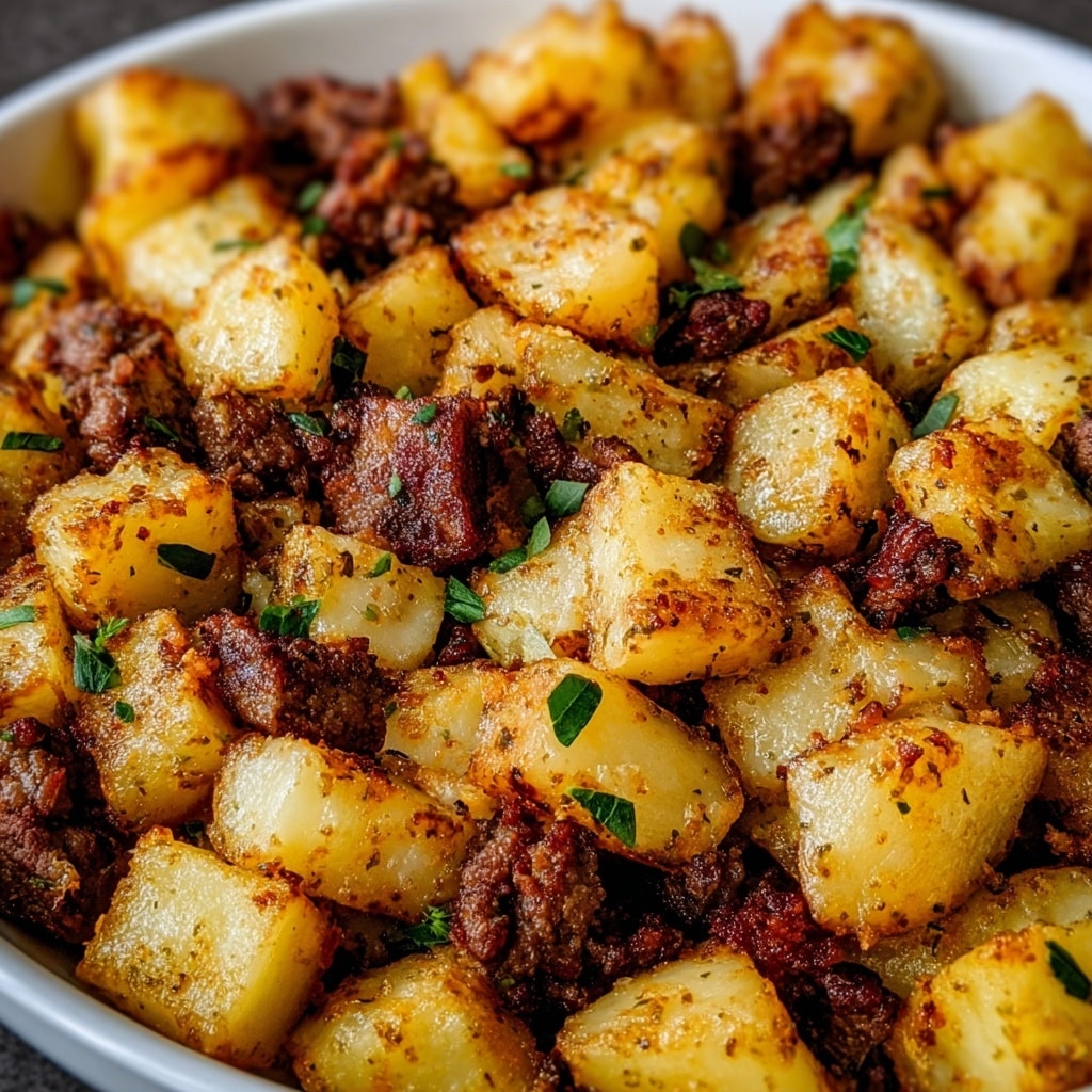 Classic Corned Beef Hash with Crispy Potatoes and Eggs Recipe