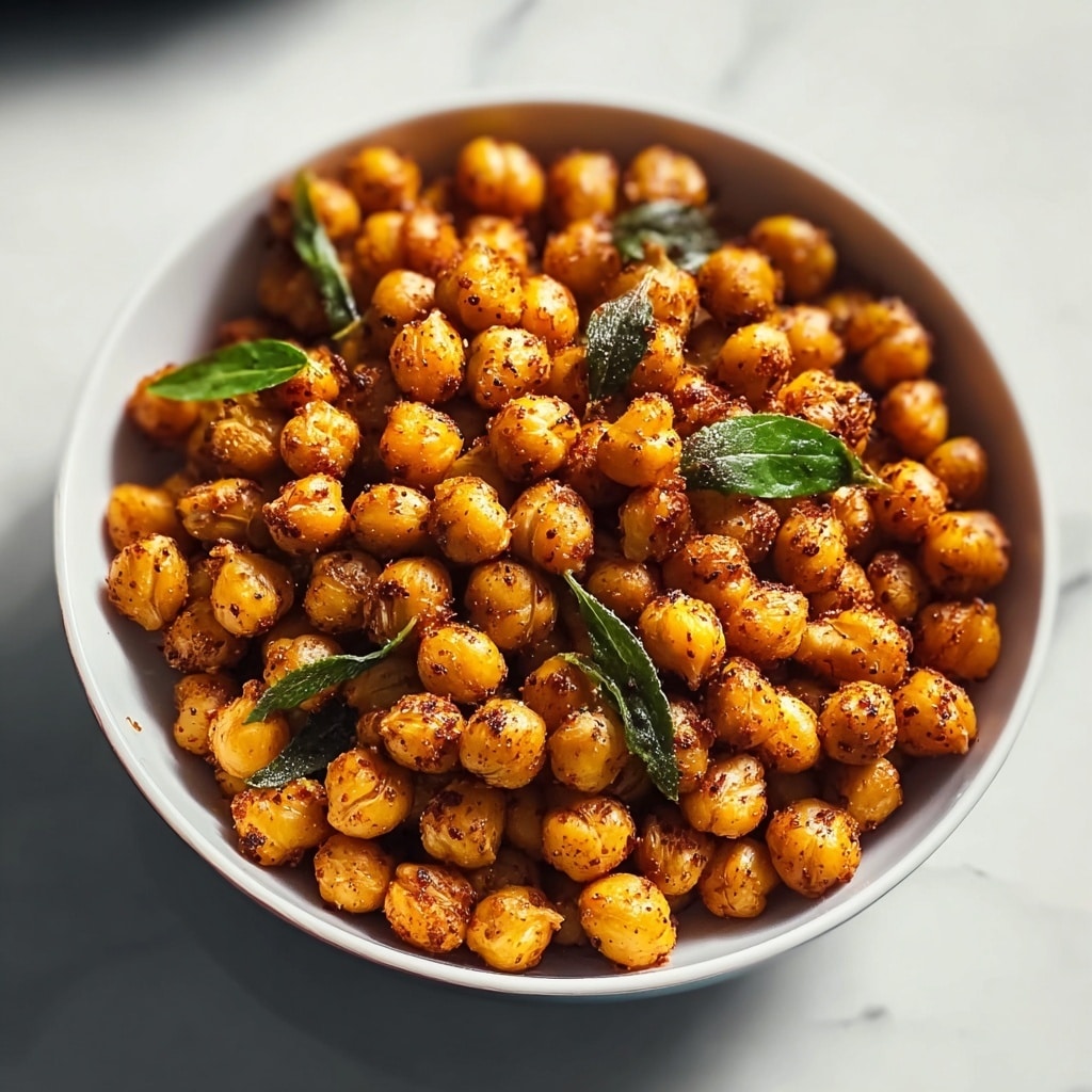 Spicy Roasted Chickpeas Recipe