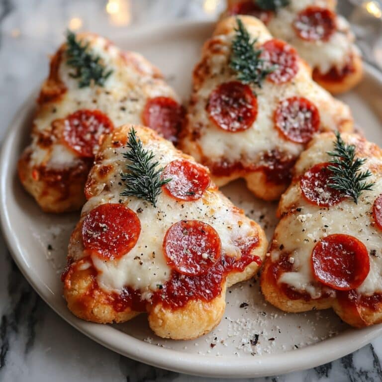 Festive Christmas Tree Pizza Recipe