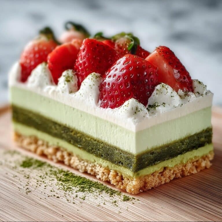 Strawberry Matcha Tres Leches Cake Recipe