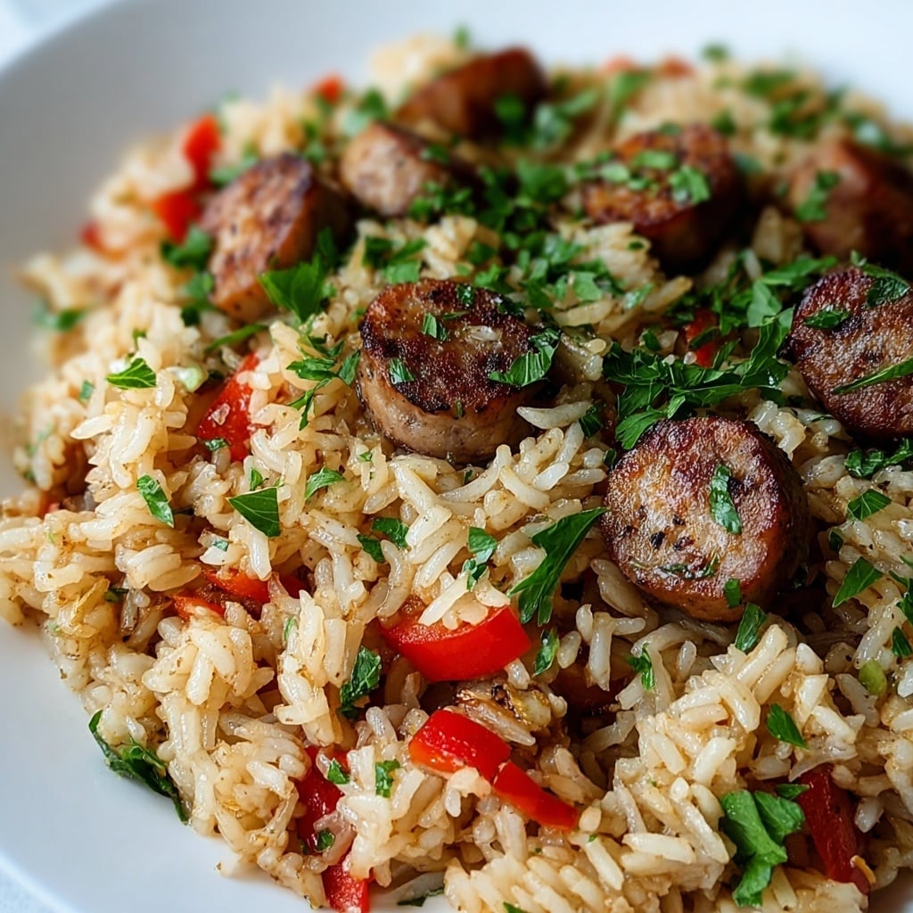 Rice and Italian Sausage Skillet Recipe