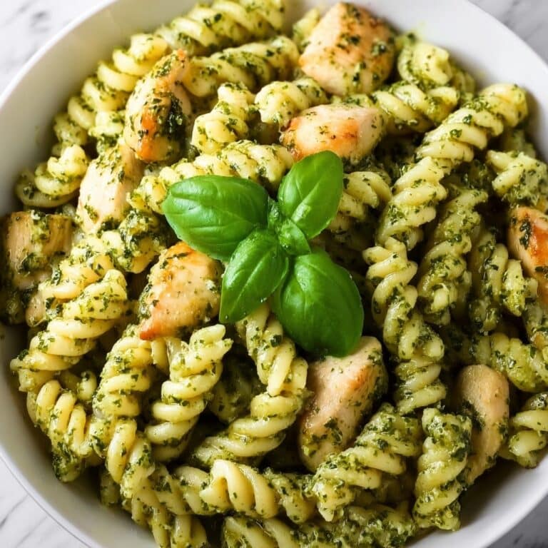 Creamy Chicken Pesto Pasta Recipe