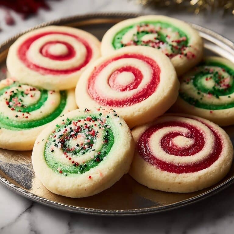 Christmas Swirl Butter Cookies Recipe