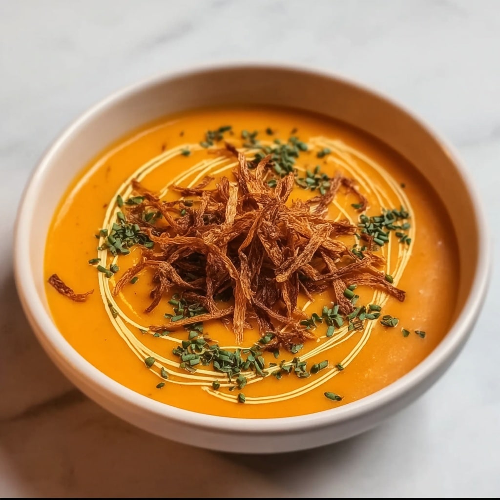 Sweet Potato Soup with Coconut Milk and Spices Recipe