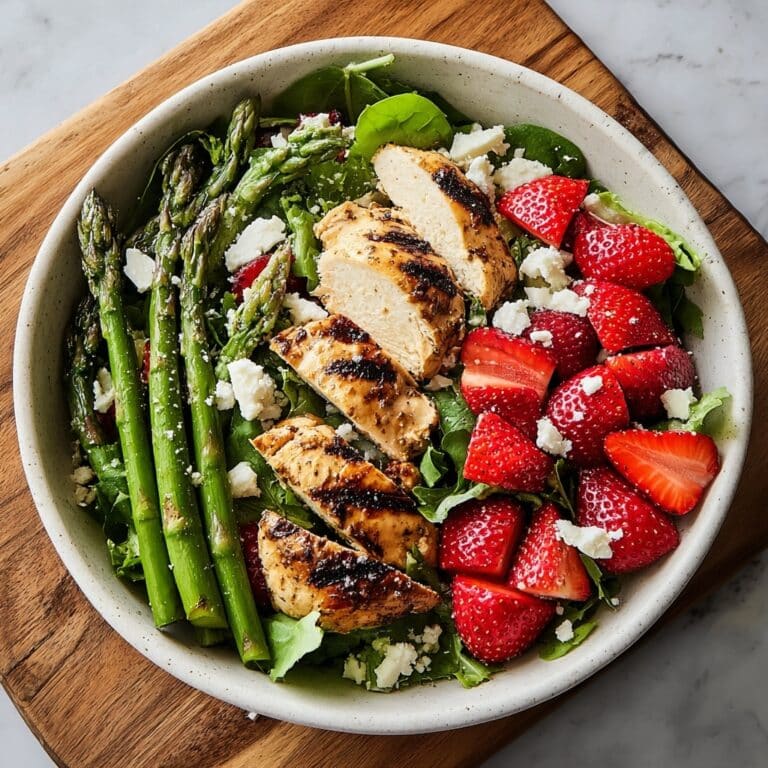 Strawberry Chicken Salad with Mint & Goat Cheese Recipe