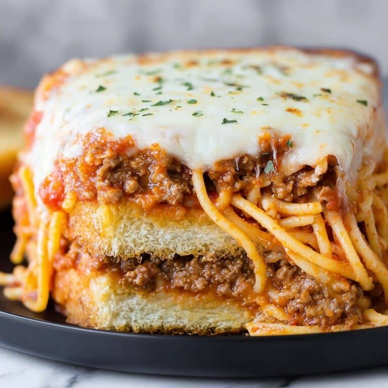 Spaghetti Boats with Garlic Bread Eggshell Recipe