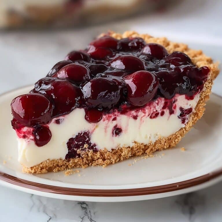 No-Bake Cherry Cheesecake Bars Recipe