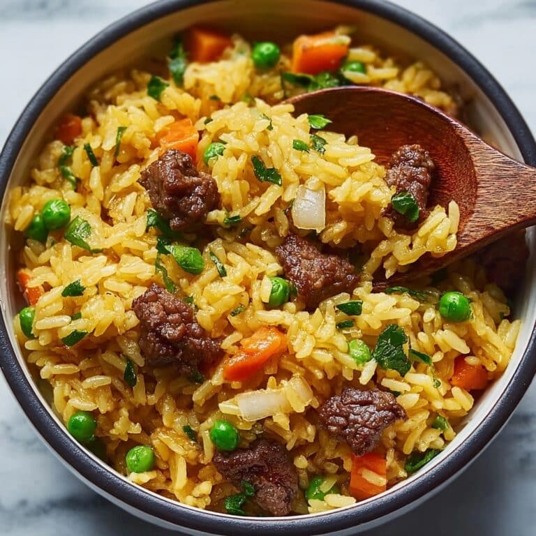 Onion Beef Fried Rice Recipe