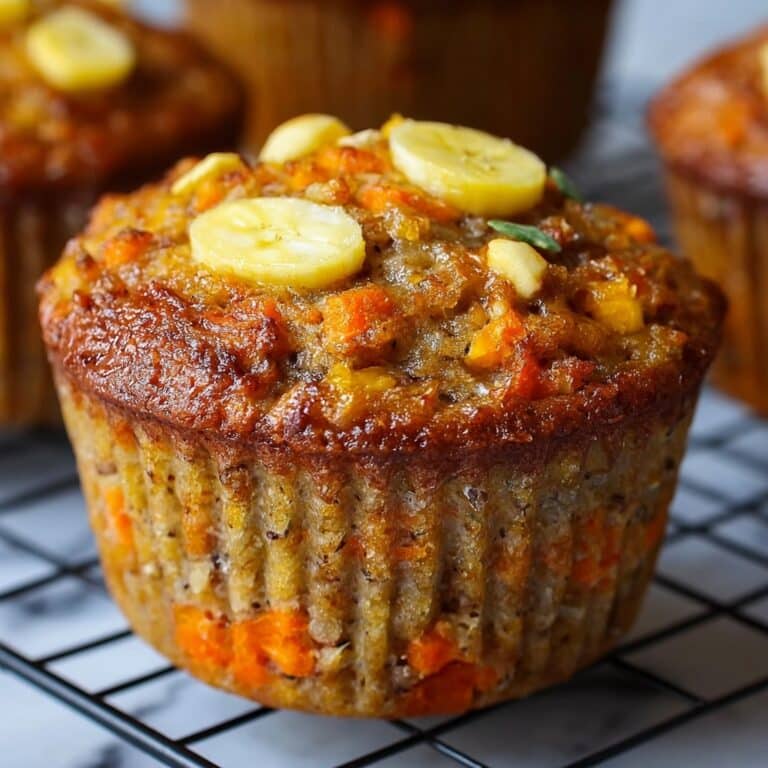 Morning Glory Banana Carrot Muffins Recipe