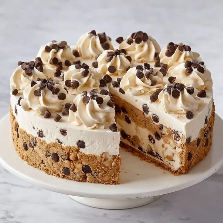 Chocolate Chip Cookie Ice Cream Cake Recipe