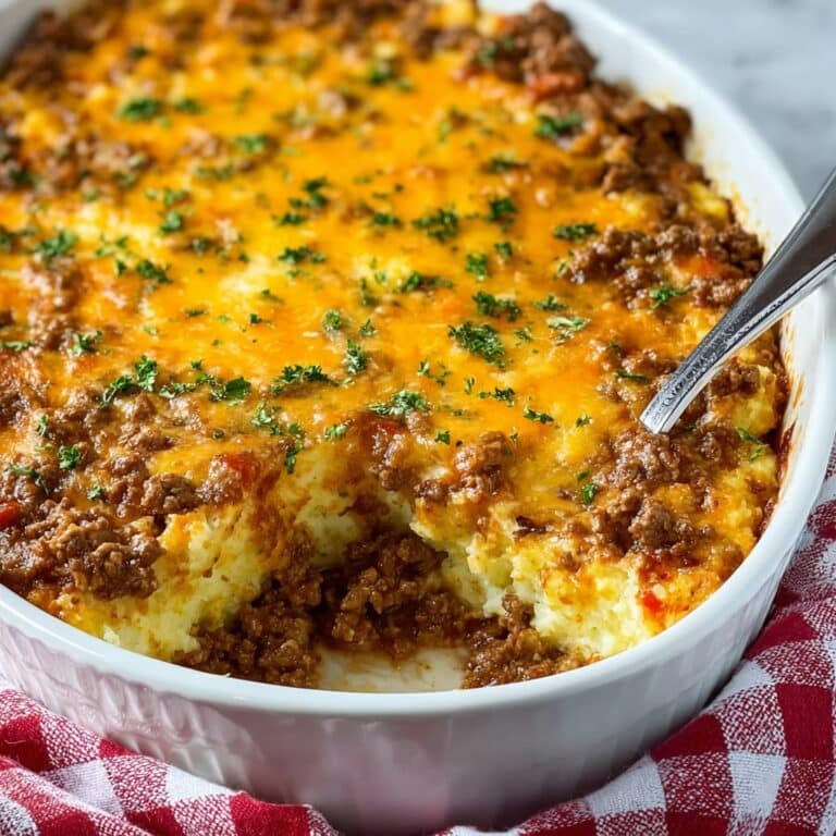 Keto Cheeseburger Casserole Recipe
