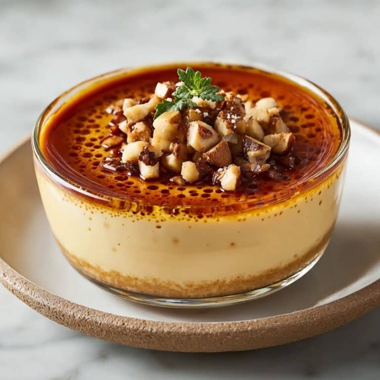 Maple Crème Custard with Salted Hazelnut Caramel Sauce Recipe