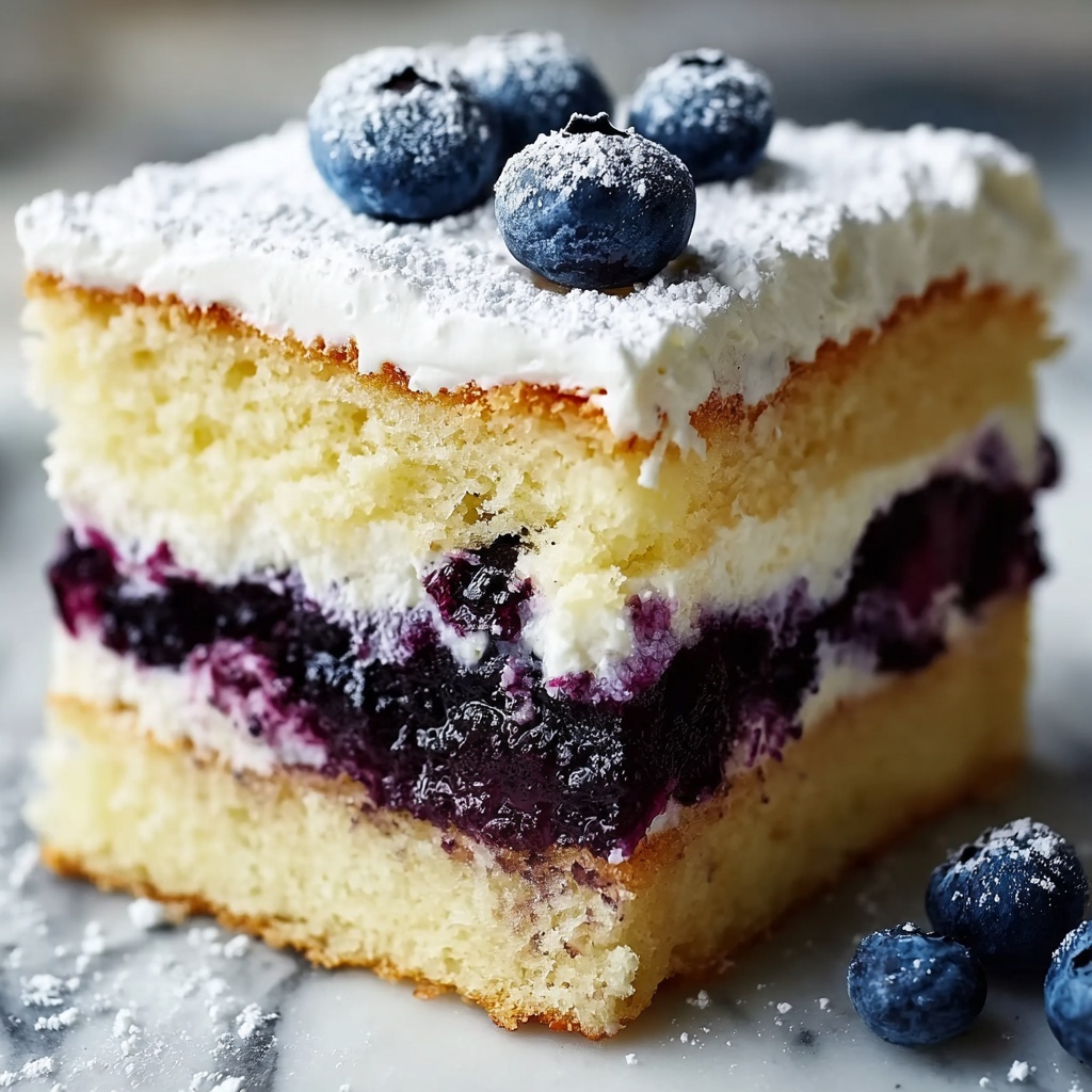 Blueberry Shortcake Cake Recipe