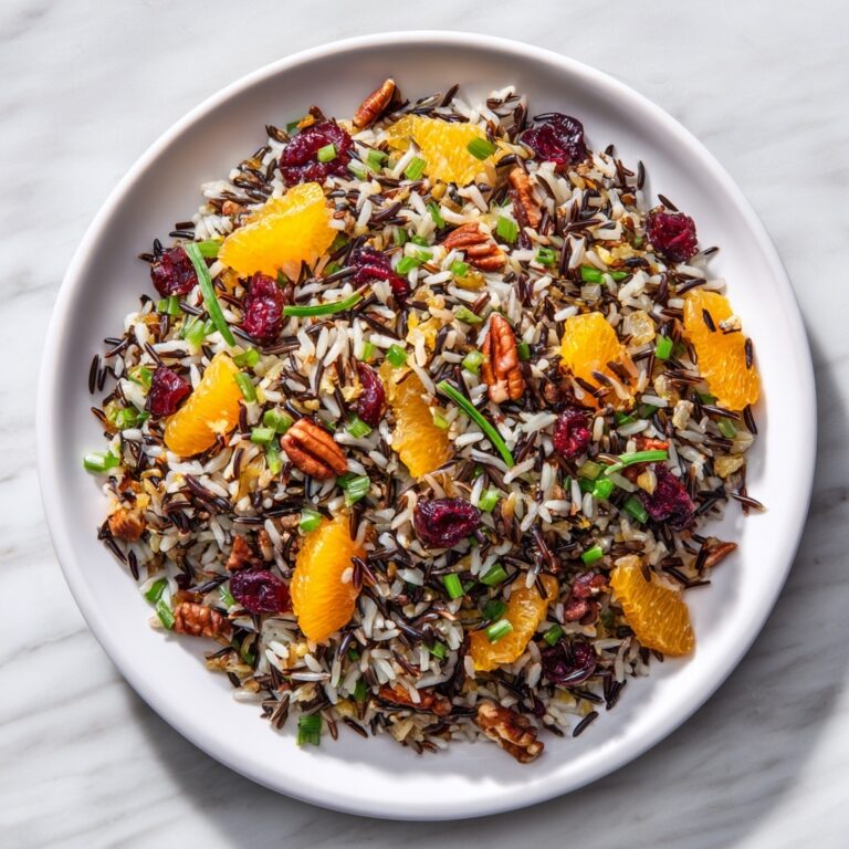 Wild Rice Salad with Orange and Cranberries Recipe