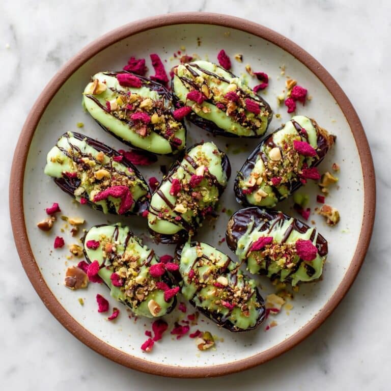 Matcha Cheesecake Stuffed Dates Recipe