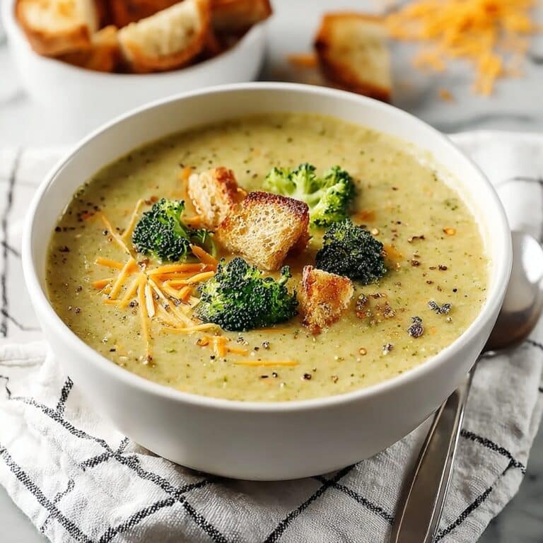 Creamy Broccoli Cheese Soup Recipe