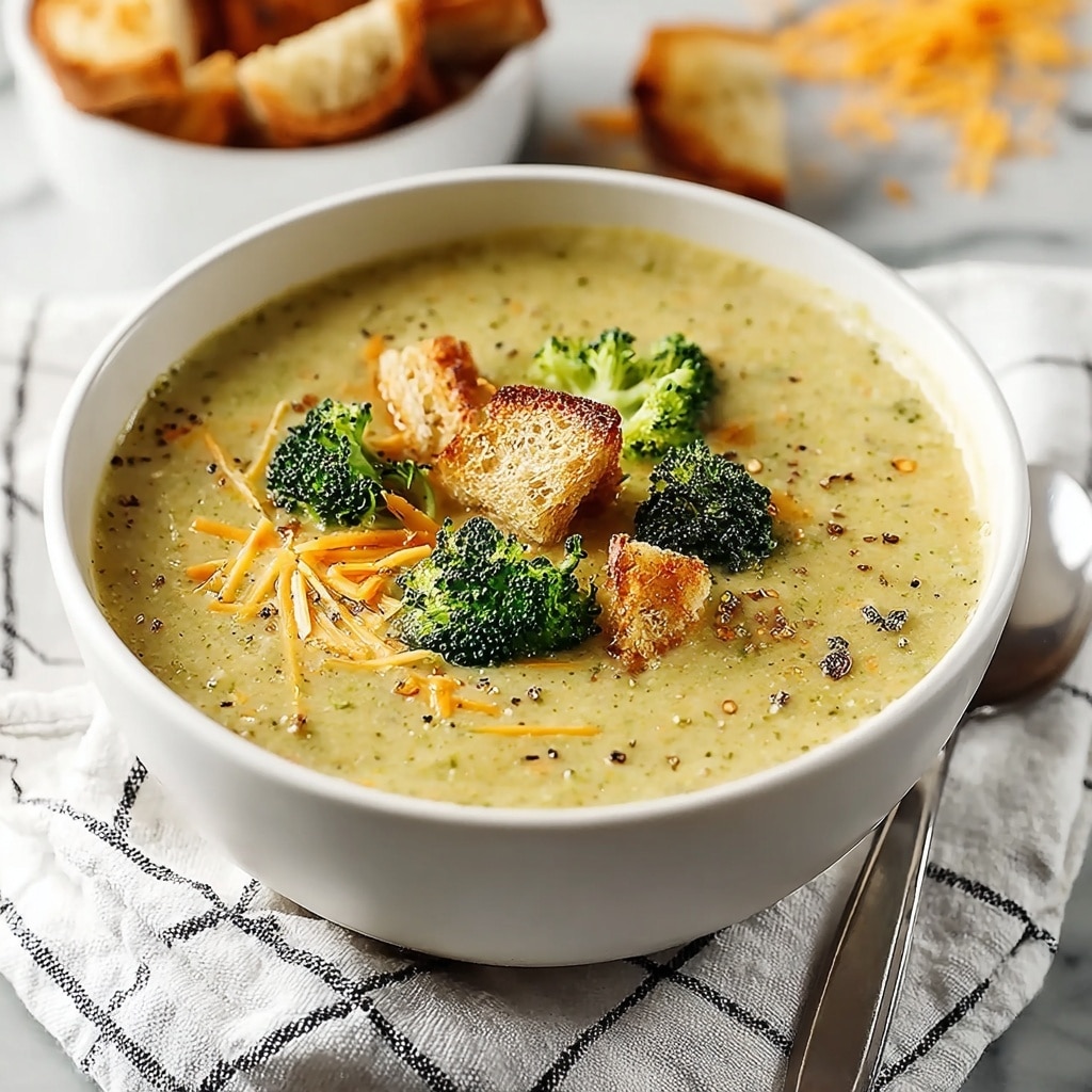 Creamy Broccoli Cheese Soup Recipe