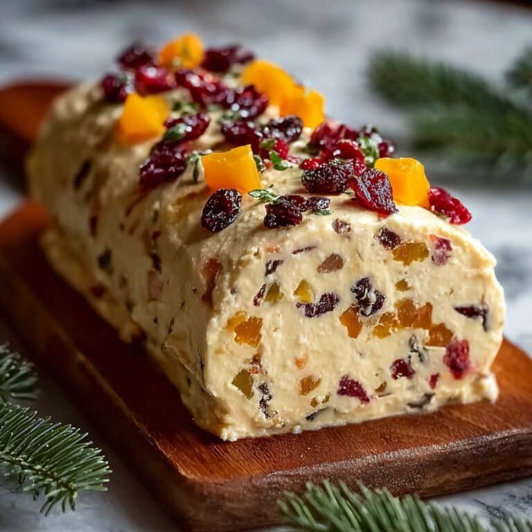Orange Cranberry Cheese Log Recipe
