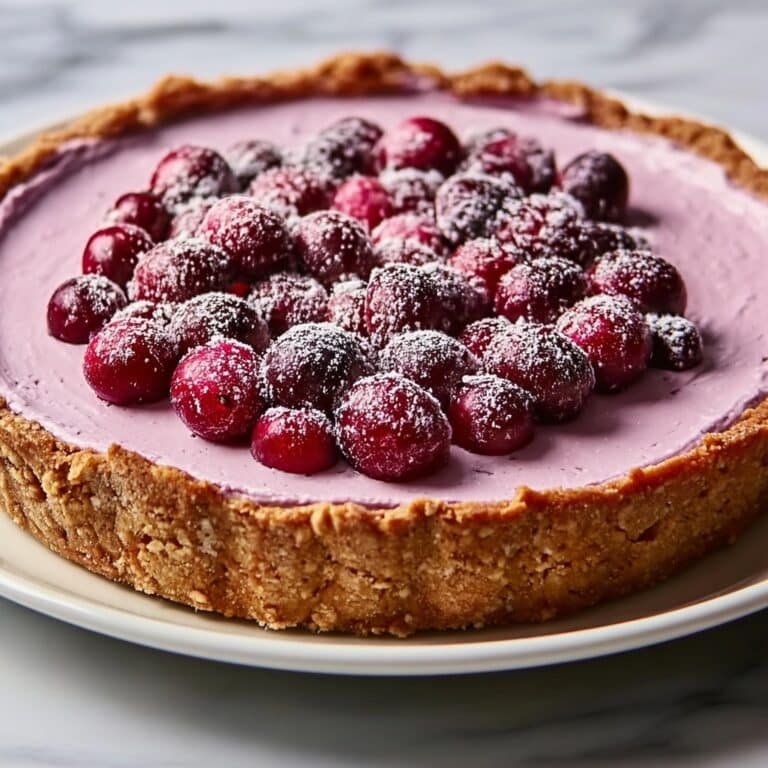 Cranberry Mousse Pie Recipe