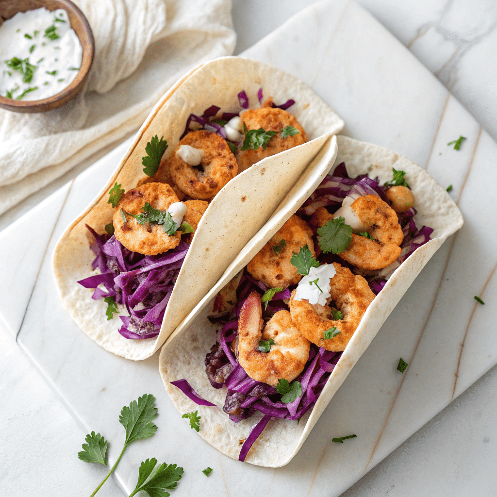 Jerk Shrimp Tacos with Pineapple Salsa Recipe - Recipe Image