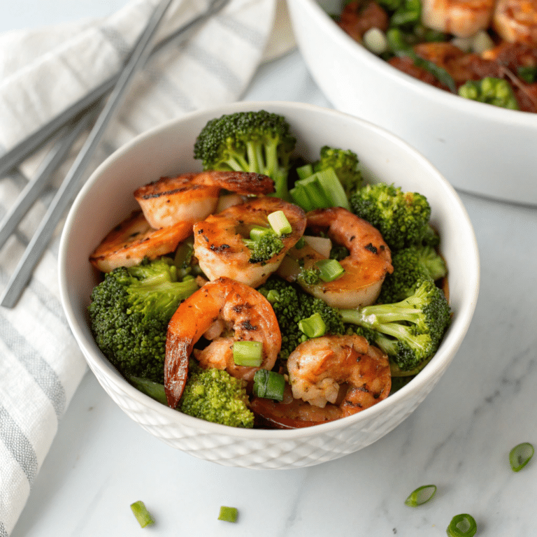 Garlic Shrimp and Broccoli Stir-Fry Recipe