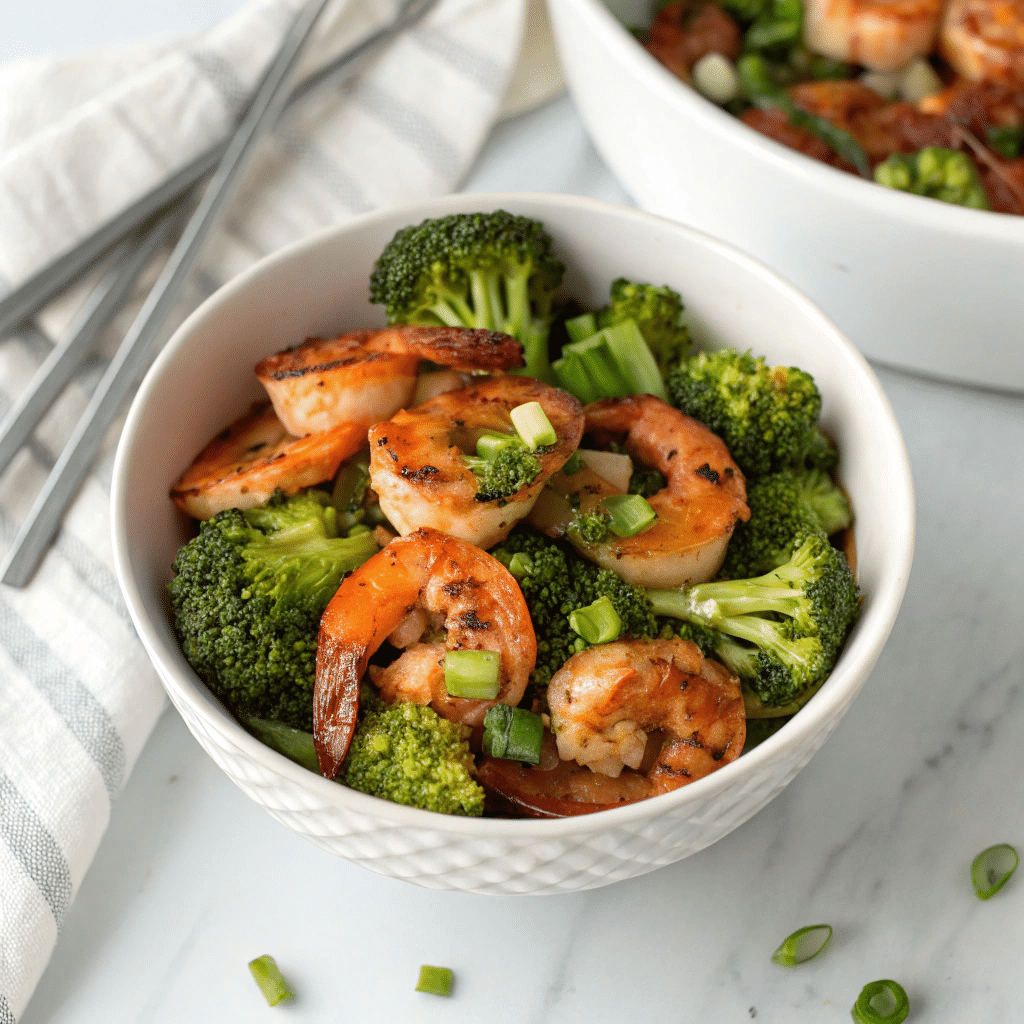 Garlic Shrimp and Broccoli Stir-Fry Recipe