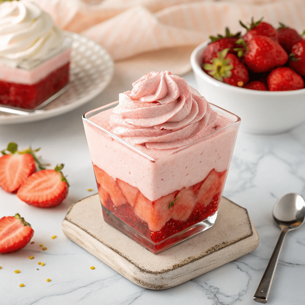 Creamy Strawberry Mousse Recipe - Recipe Image