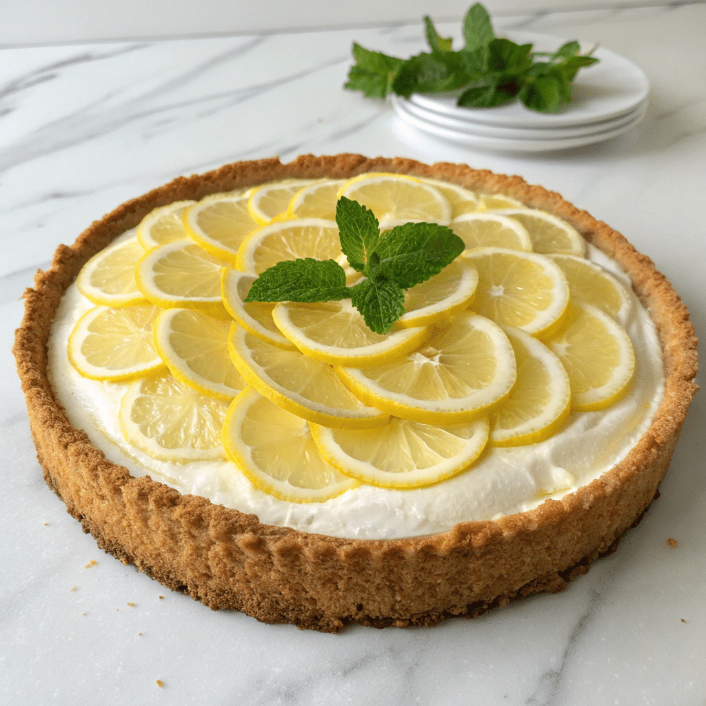 No-Bake Lemonade Pie Recipe - Recipe Image