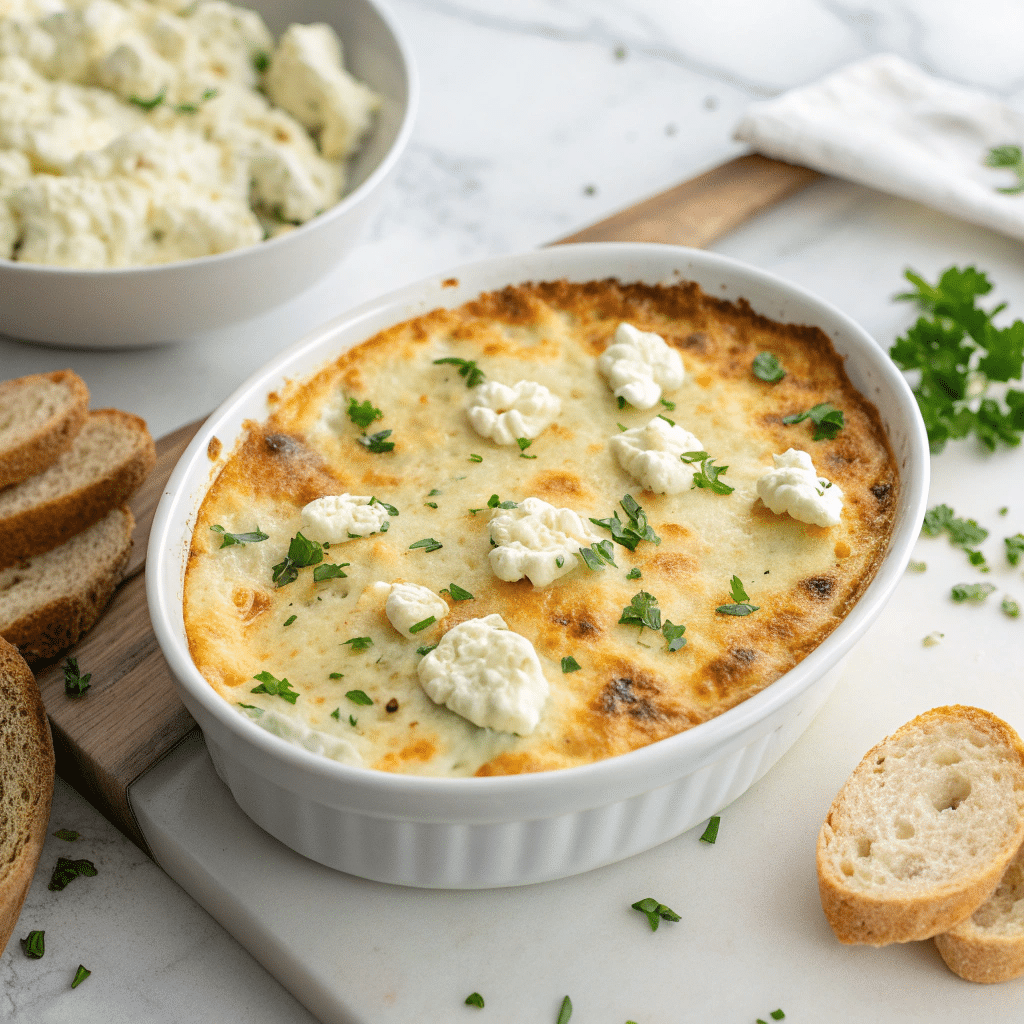 Creamy Chicken Alfredo Dip Recipe - Recipe Image