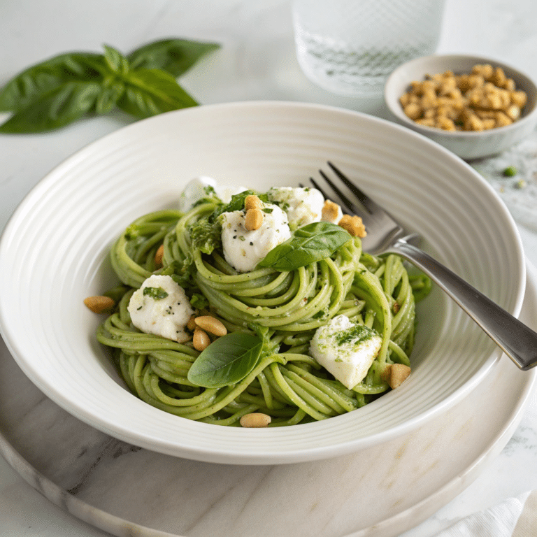 Creamy Pesto Pasta Sauce Recipe