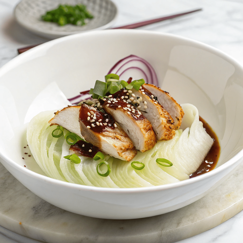 Chicken Egg Roll Bowls: A Healthy and Flavorful Twist on a Classic Dish Recipe - Recipe Image