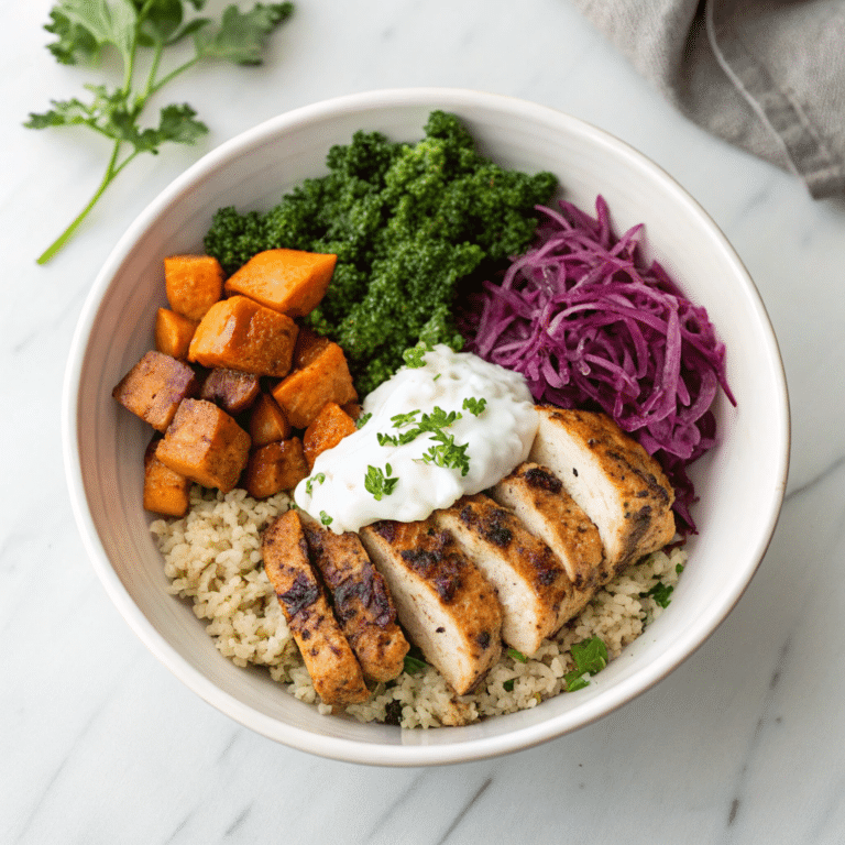 Blackened Chicken and Sweet Potato Bowls Recipe