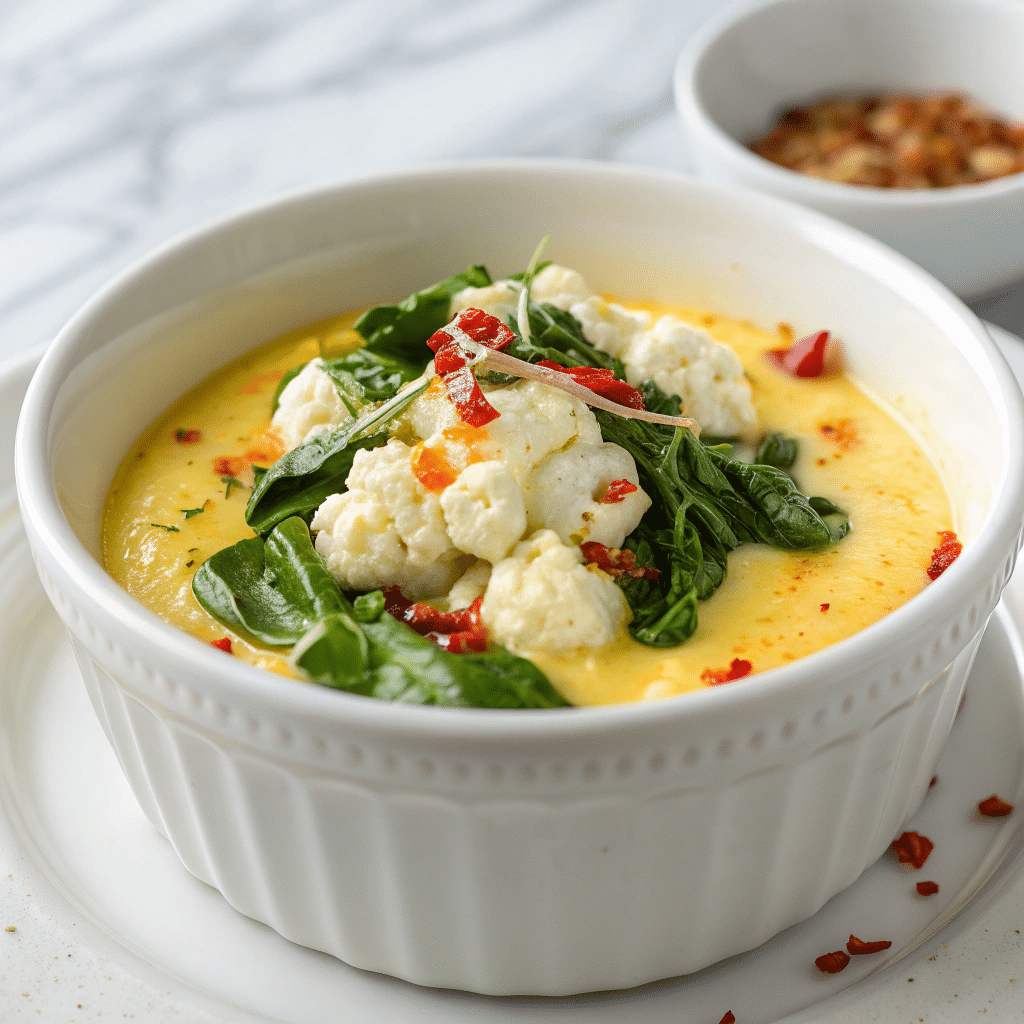 Scrambled Eggs with Spinach Recipe - Recipe Image