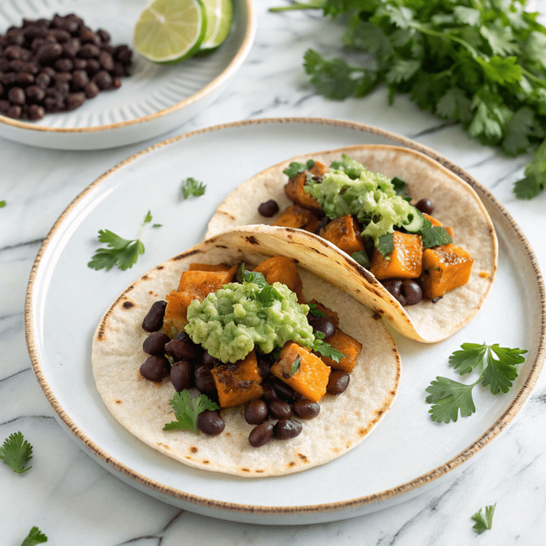 Black Bean Sweet Potato Tacos Recipe