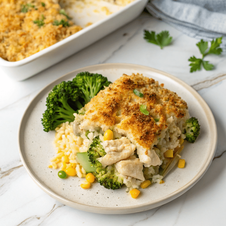 Rotisserie Chicken and Rice Casserole Recipe