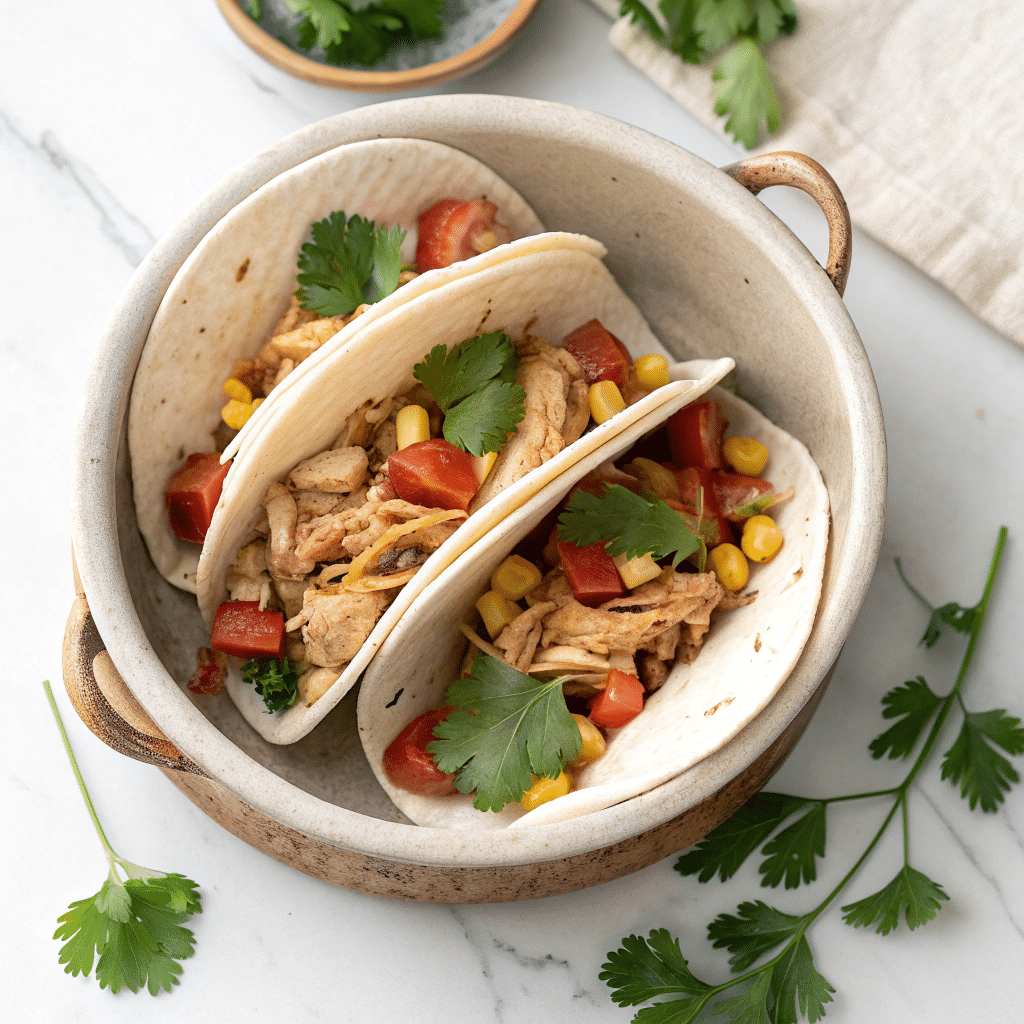 Crockpot Ranch Chicken Tacos Recipe - Recipe Image