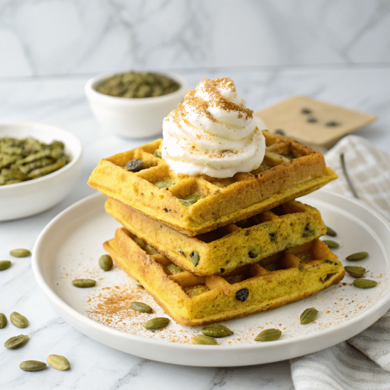 Pumpkin Protein Waffles Recipe