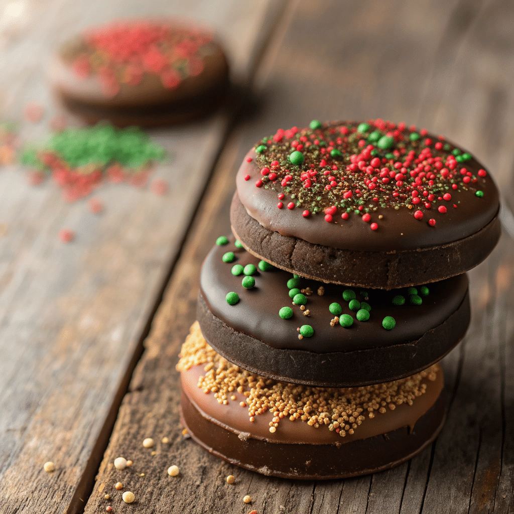 Chocolate Shortbread Cookies Recipe - Recipe Image