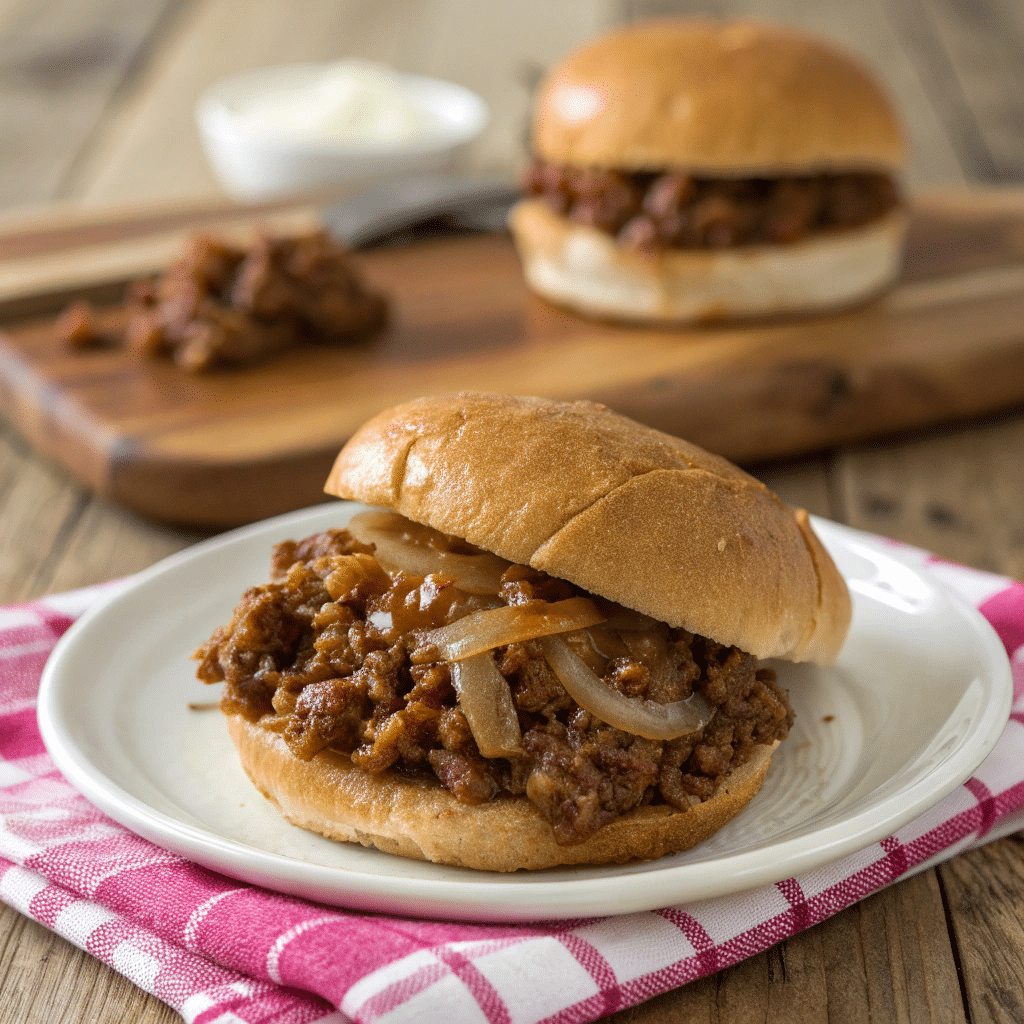 Crispy Oven-Baked Potato Fries with Hearty Sloppy Joe Topping Recipe - Recipe Image