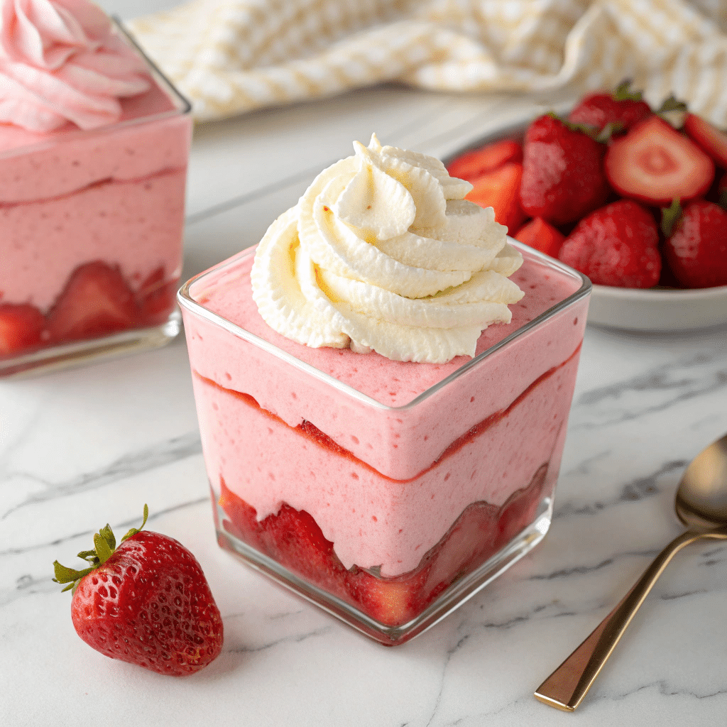Creamy Strawberry Mousse Recipe - Recipe Image