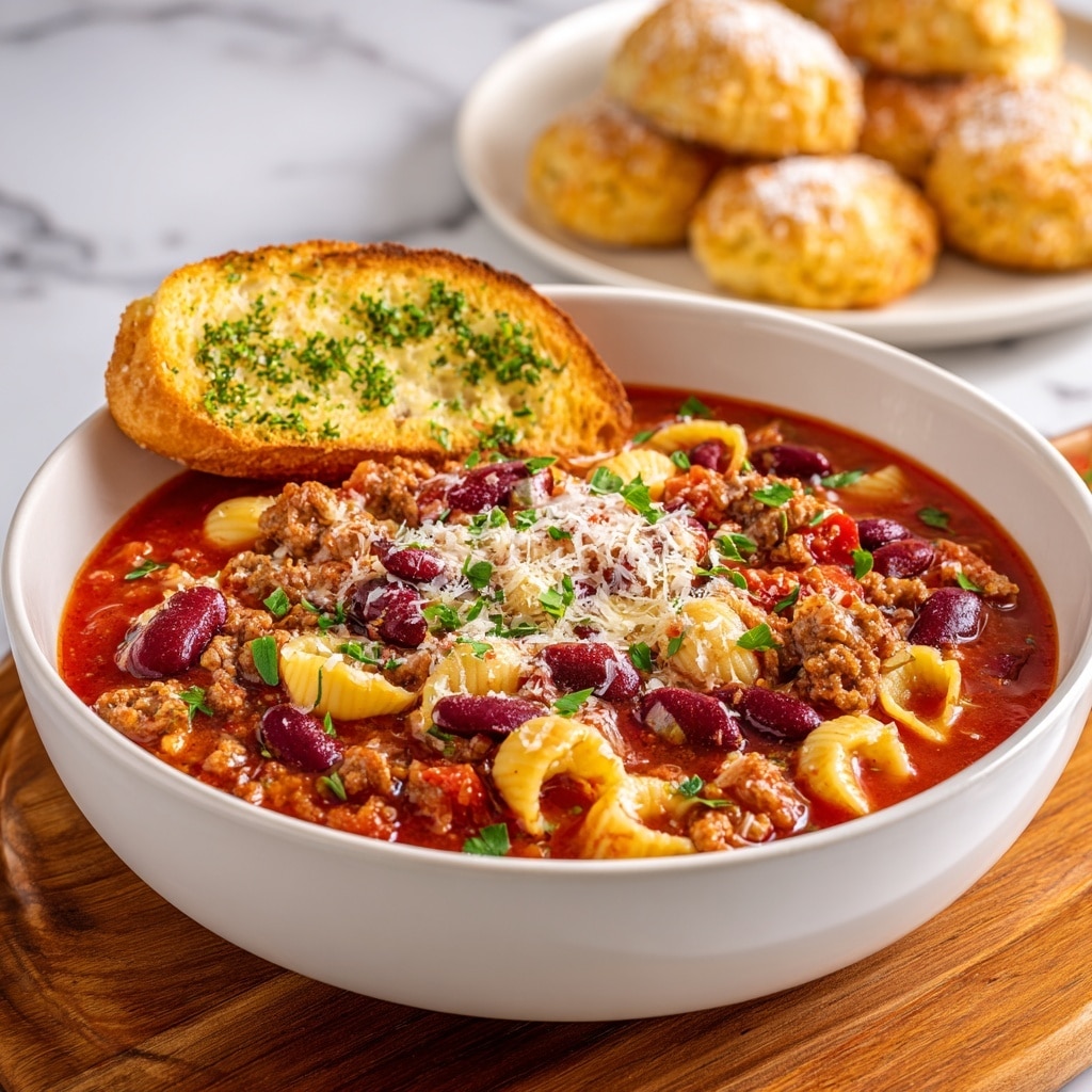 Crockpot Olive Garden Pasta Fagioli Recipe - Recipe Image