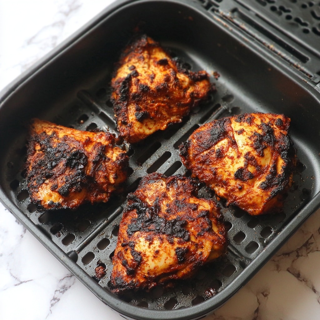 Air Fryer Hot Honey Chicken Thighs Recipe - Recipe Image