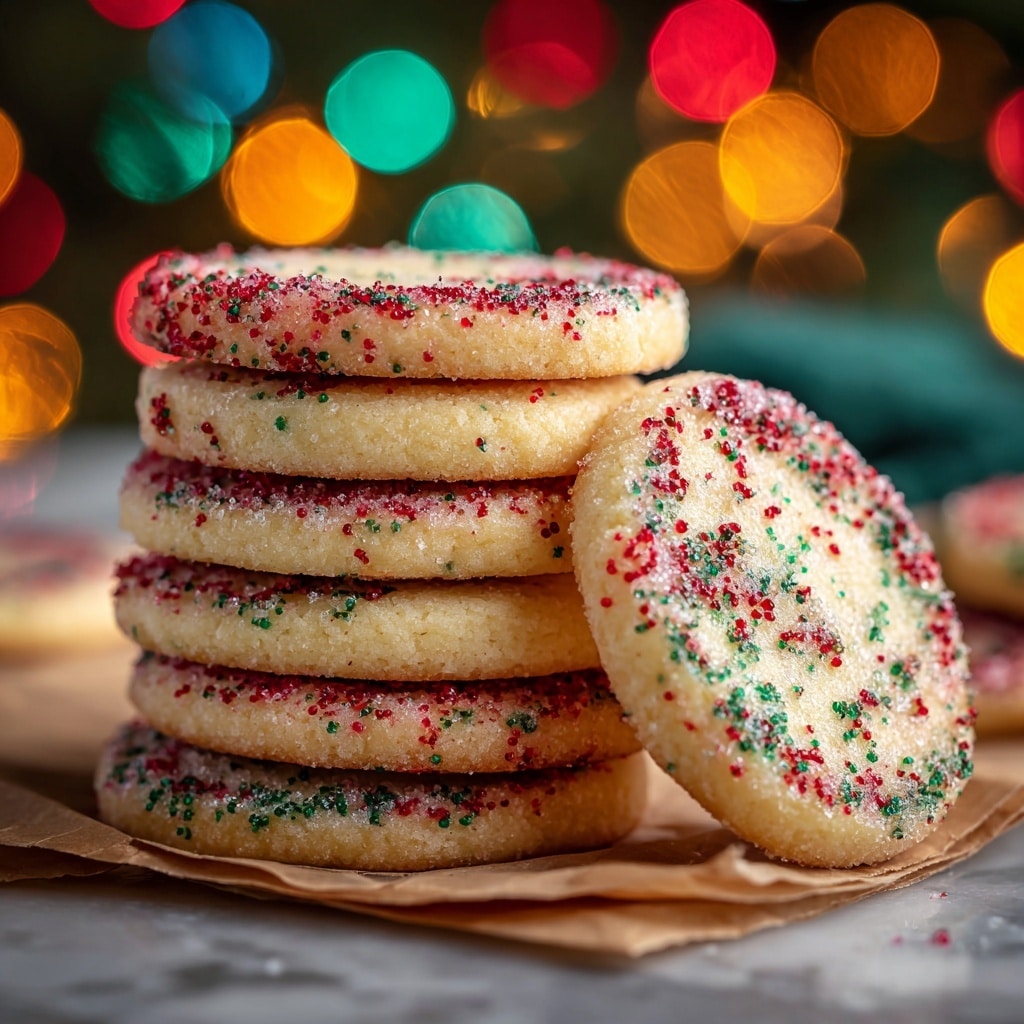 Slice and Bake Sprinkle Cookies Recipe