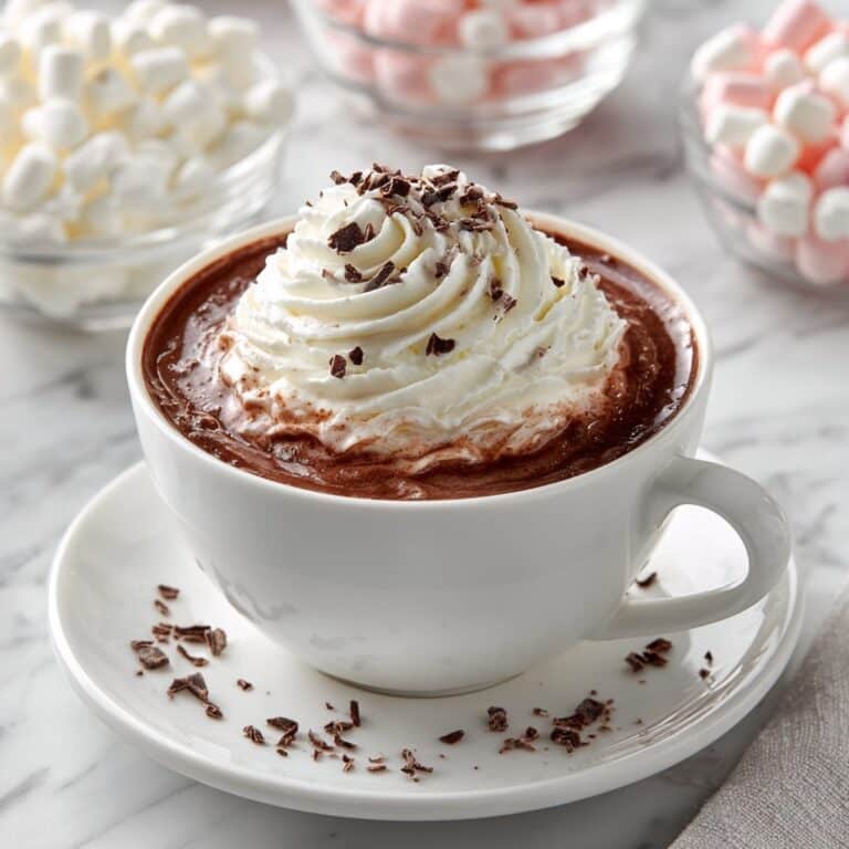Rich Homemade Hot Chocolate Recipe