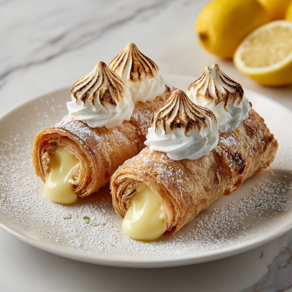 Lemon Meringue Pie Cannoli Recipe - Recipe Image