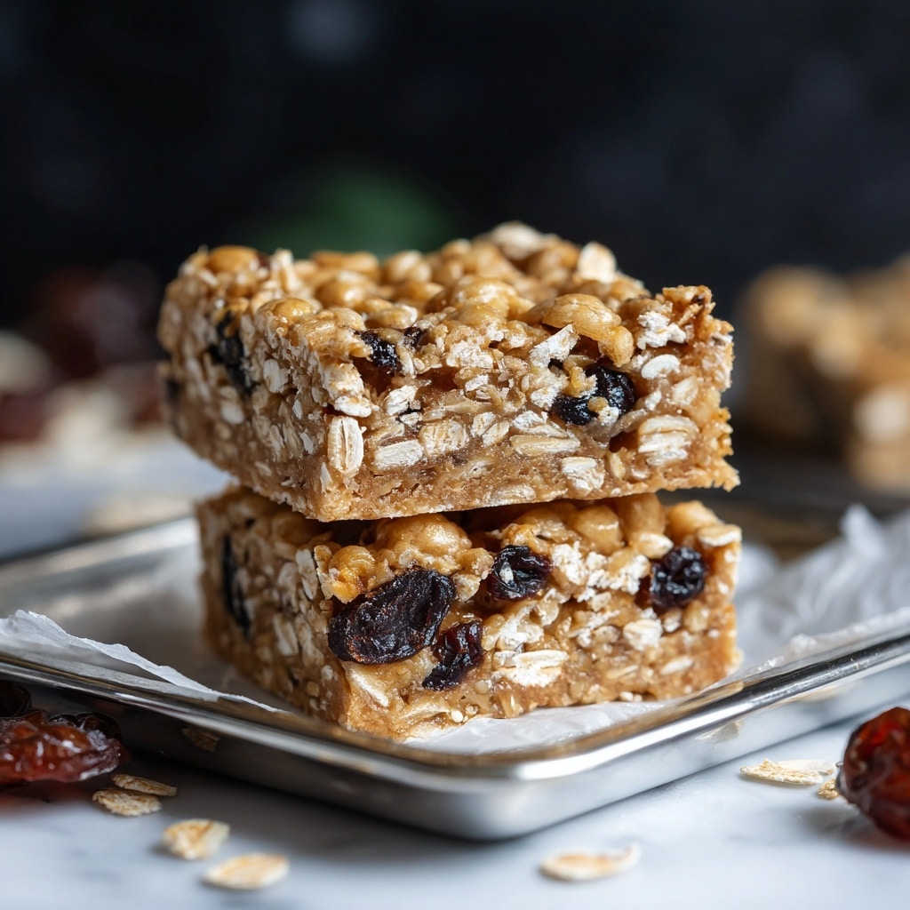 Oatmeal Raisin Cookie Bars Recipe - Recipe Image