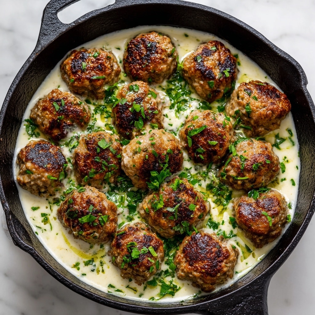 Swedish Meatballs with Creamy Broth Recipe - Recipe Image