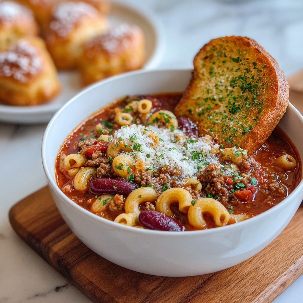 Crockpot Olive Garden Pasta Fagioli Recipe - Recipe Image