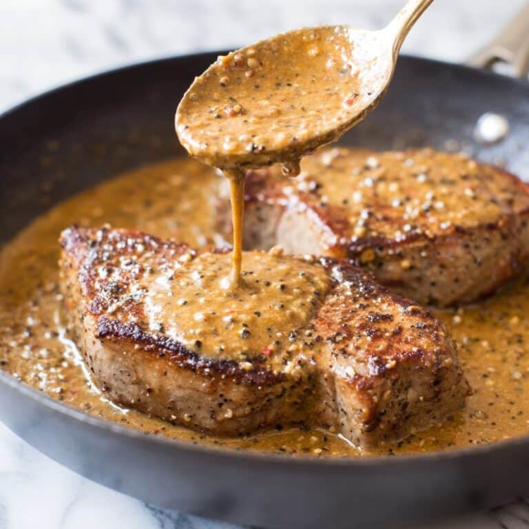 Chicken au Poivre with Creamy Peppercorn Sauce Recipe